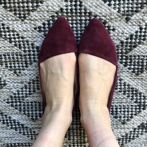 Madewell suede flats 8 1/2